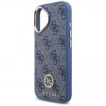 Carcasa Guess 4G Strass Logo cu MagSafe compatibila cu iPhone 17, Albastru 7 - lerato.ro