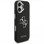 Carcasa Guess Grained Big 4G Classic Logo compatibila cu iPhone 17, Negru 5 - lerato.ro