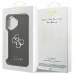 Carcasa Guess Grained Big 4G Classic Logo compatibila cu iPhone 17, Negru 9 - lerato.ro