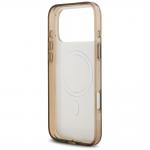 Carcasa Guess IML 4G Background cu MagSafe compatibila cu iPhone 17 Pro, Maro 8 - lerato.ro