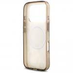 Carcasa Guess IML Flower Tonal Circle cu MagSafe compatibila cu iPhone 17 Pro, Maro 8 - lerato.ro