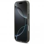 Carcasa Guess IML Flowers Pearl Strap cu  MagSafe compatibila cu iPhone 17 Pro, Negru 6 - lerato.ro