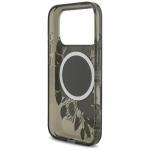 Carcasa Guess IML Flowers Pearl Strap cu  MagSafe compatibila cu iPhone 17 Pro, Negru 8 - lerato.ro