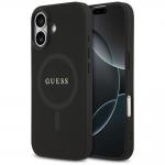 Carcasa Guess Saffiano Classic Logo cu MagSafe compatibila cu iPhone 17, Negru 4 - lerato.ro