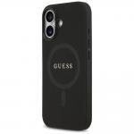 Carcasa Guess Saffiano Classic Logo cu MagSafe compatibila cu iPhone 17, Negru 3 - lerato.ro