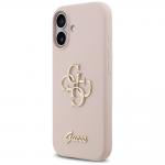 Carcasa Guess Big 4G Script compatibila cu iPhone 17, Roz 3 - lerato.ro