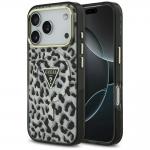 Carcasa Guess Leopard Glitter cu MagSafe compatibila cu iPhone 17 Pro, Negru 4 - lerato.ro