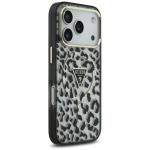 Carcasa Guess Leopard Glitter cu MagSafe compatibila cu iPhone 17 Pro, Negru 5 - lerato.ro