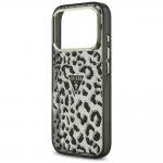 Carcasa Guess Leopard Glitter cu MagSafe compatibila cu iPhone 17 Pro, Negru 7 - lerato.ro