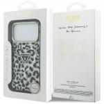 Carcasa Guess Leopard Glitter cu MagSafe compatibila cu iPhone 17 Pro, Negru 9 - lerato.ro