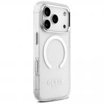 Carcasa Guess Metal Outline cu MagSafe compatibila cu iPhone 17 Pro, Silver 5 - lerato.ro
