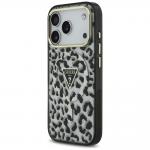 Carcasa Guess Leopard Glitter cu MagSafe compatibila cu iPhone 17 Pro Max, Negru 3 - lerato.ro