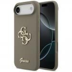 Carcasa Guess Big 4G Script compatibila cu iPhone 17 Air, Maro 4 - lerato.ro