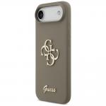 Carcasa Guess Big 4G Script compatibila cu iPhone 17 Air, Maro 3 - lerato.ro