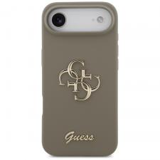 Carcasa Guess Big 4G Script compatibila cu iPhone 17 Air, Maro