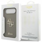 Carcasa Guess Big 4G Script compatibila cu iPhone 17 Air, Maro 9 - lerato.ro