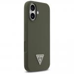 Carcasa Guess Triangle Logo cu MagSafe compatibila cu iPhone 17, Khaki 5 - lerato.ro