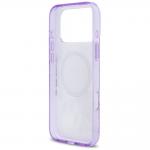 Carcasa Guess IML Flower Tonal Circle cu MagSafe compatibila cu iPhone 17 Pro Max, Mov 8 - lerato.ro