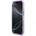 Carcasa Guess IML Flower Tonal Circle cu MagSafe compatibila cu iPhone 17 Pro, Mov 6 - lerato.ro