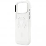 Carcasa Guess IML Gradient Triangle Logo cu MagSafe compatibila cu iPhone 17 Pro Max, Transparent 7 - lerato.ro