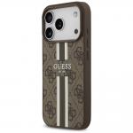 Carcasa Guess 4G Printed Stripes cu MagSafe compatibila cu iPhone 17 Pro, Maro 3 - lerato.ro