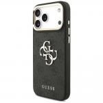 Carcasa Guess 4G Big 4G Classic Logo Big Strap Metal Buttons cu MagSafe compatibila cu iPhone 17 Pro Max, Negru 3 - lerato.ro