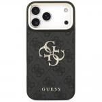 Carcasa Guess 4G Big 4G Classic Logo Big Strap Metal Buttons cu MagSafe compatibila cu iPhone 17 Pro Max, Negru 2 - lerato.ro