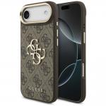 Carcasa Guess 4G Big 4G Classic Logo compatibila cu iPhone 17 Air, Maro 4 - lerato.ro
