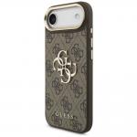 Carcasa Guess 4G Big 4G Classic Logo compatibila cu iPhone 17 Air, Maro 3 - lerato.ro