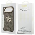 Carcasa Guess 4G Big 4G Classic Logo compatibila cu iPhone 17 Air, Maro 9 - lerato.ro