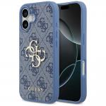 Carcasa Guess 4G Big Logo compatibila cu iPhone 17, Albastru 4 - lerato.ro