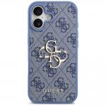 Carcasa Guess 4G Big Logo compatibila cu iPhone 17, Albastru 2 - lerato.ro