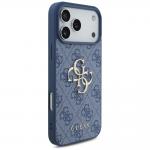 Carcasa Guess 4G Big Logo compatibila cu iPhone 17 Pro Max, Albastru 5 - lerato.ro