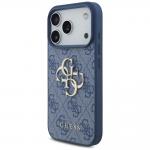 Carcasa Guess 4G Big Logo compatibila cu iPhone 17 Pro, Albastru 3 - lerato.ro