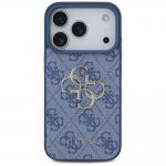 Carcasa Guess 4G Big Logo compatibila cu iPhone 17 Pro, Albastru 2 - lerato.ro