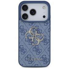 Carcasa Guess 4G Big Logo compatibila cu iPhone 17 Pro, Albastru