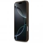 Carcasa Guess 4G Printed Stripes cu MagSafe compatibila cu iPhone 17 Pro Max, Maro 6 - lerato.ro