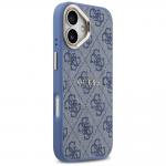 Carcasa Guess 4G PU Classic Logo cu MagSafe compatibila cu iPhone 17, Albastru 5 - lerato.ro