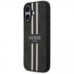Carcasa Guess 4G Printed Stripes cu MagSafe compatibila cu iPhone 17, Negru 3 - lerato.ro