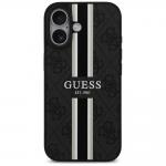 Carcasa Guess 4G Printed Stripes cu MagSafe compatibila cu iPhone 17, Negru 2 - lerato.ro