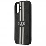 Carcasa Guess 4G Printed Stripes cu MagSafe compatibila cu iPhone 17, Negru 7 - lerato.ro