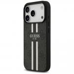 Carcasa Guess 4G Printed Stripes cu MagSafe compatibila cu iPhone 17 Pro, Negru 3 - lerato.ro