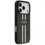 Carcasa Guess 4G Printed Stripes cu MagSafe compatibila cu iPhone 17 Pro, Negru 5 - lerato.ro