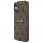 Carcasa Guess 4G Ring Classic Logo cu MagSafe compatibila cu iPhone 17, Maro 3 - lerato.ro