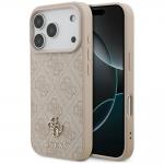 Carcasa Guess 4G Small 4G Logo cu MagSafe compatibila cu iPhone 17 Pro, Roz 4 - lerato.ro