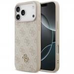 Carcasa Guess 4G Small 4G Logo cu MagSafe compatibila cu iPhone 17 Pro Max, Roz 4 - lerato.ro