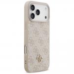 Carcasa Guess 4G Small 4G Logo cu MagSafe compatibila cu iPhone 17 Pro Max, Roz 5 - lerato.ro