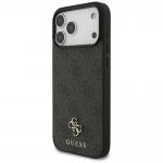 Carcasa Guess 4G Small Classic Logo cu MagSafe compatibila cu iPhone 17 Pro Max, Negru 3 - lerato.ro
