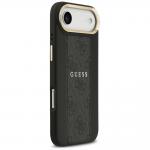 Carcasa Guess 4G Stripe cu MagSafe compatibila cu iPhone 17 Air, Negru 5 - lerato.ro
