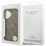 Carcasa Guess 4G PU Classic Logo cu MagSafe compatibila cu iPhone 17, Maro 9 - lerato.ro